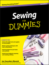 Cover image for Sewing For Dummies